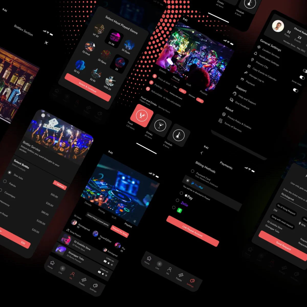 Eventlife Booking Mobile App Design